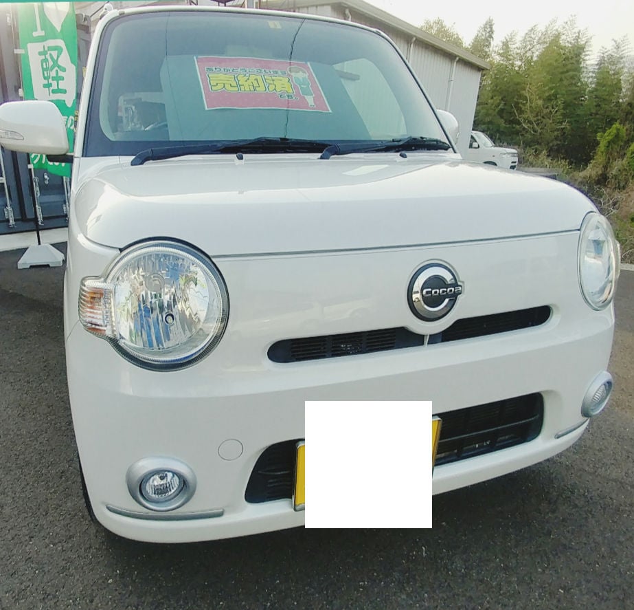 【徳島県三好郡】ダイハツ・ミラココア販売ご成約‼️