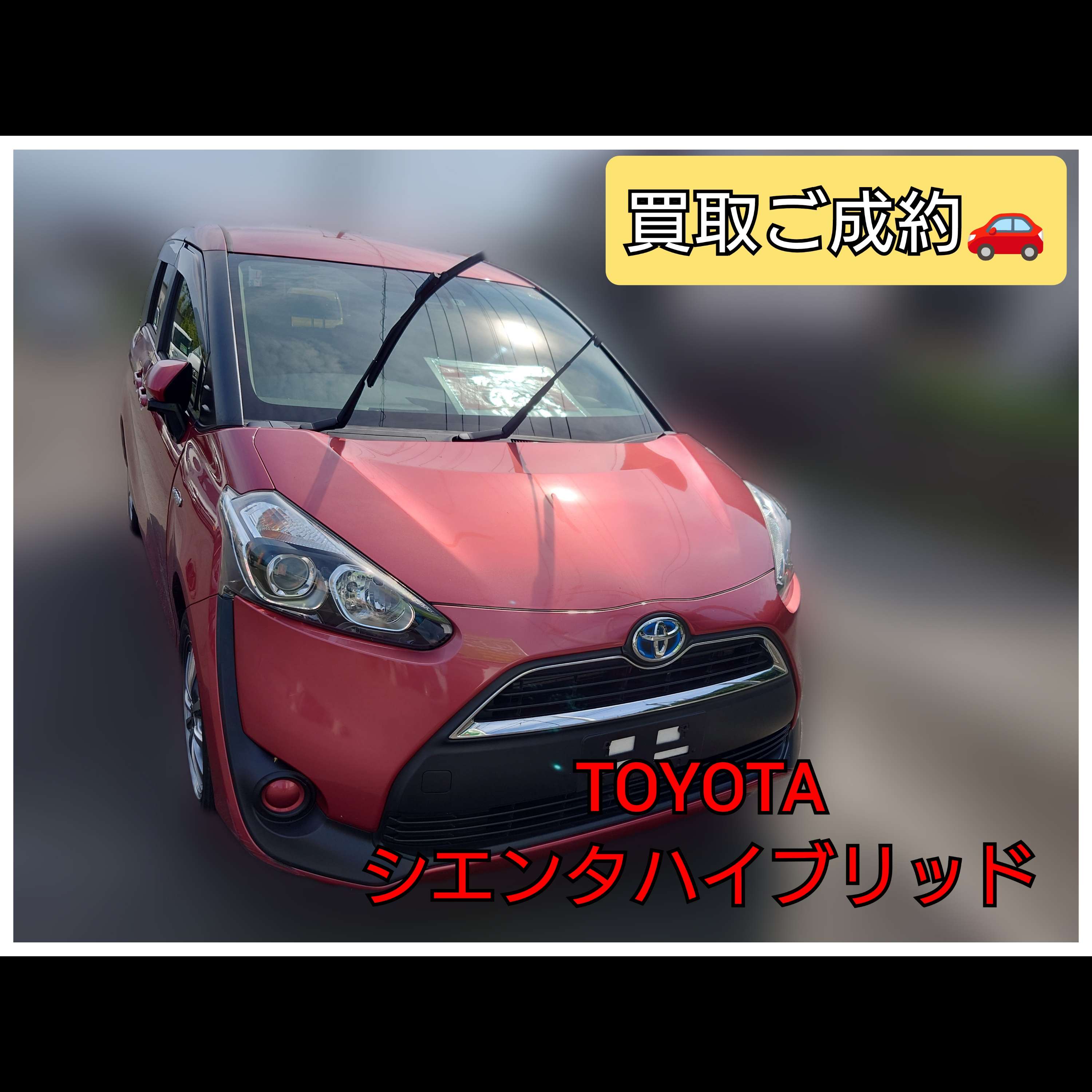 トヨタ シエンタ ハイブリッド・NHP170の買取実績の掲載写真