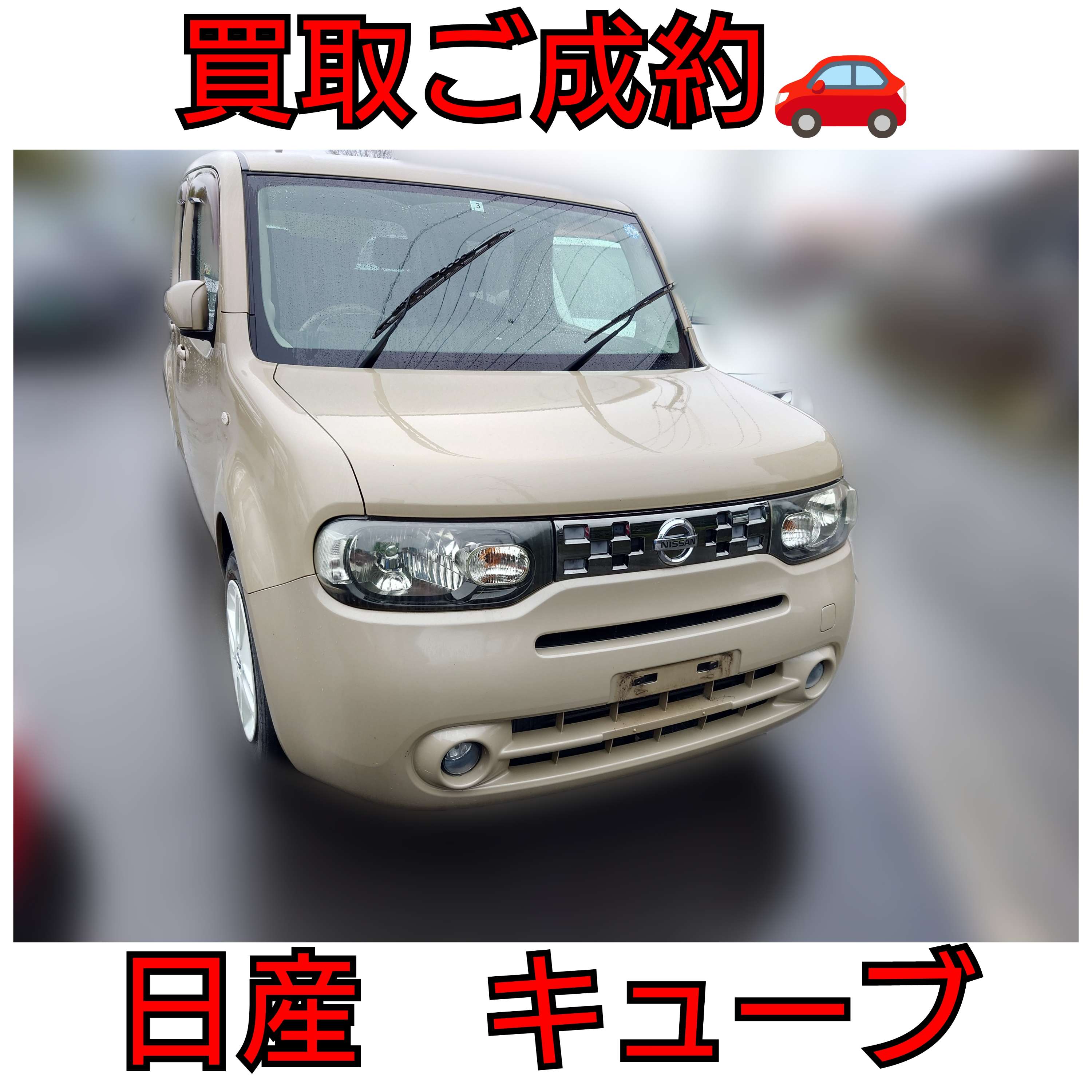 【徳島県三好郡】ニッサン・キューブ買取ご成約🚗